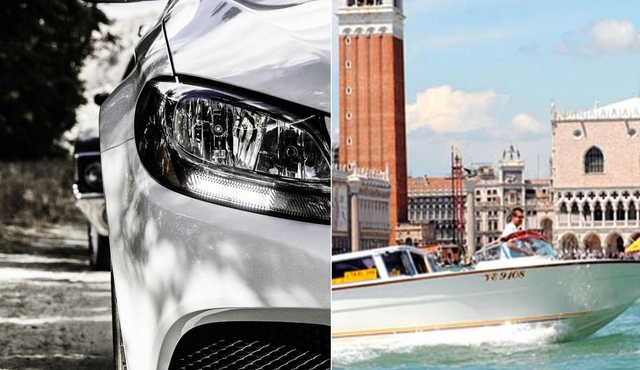 Private Transfer by car Treviso airport/city centre (car&water taxi)
