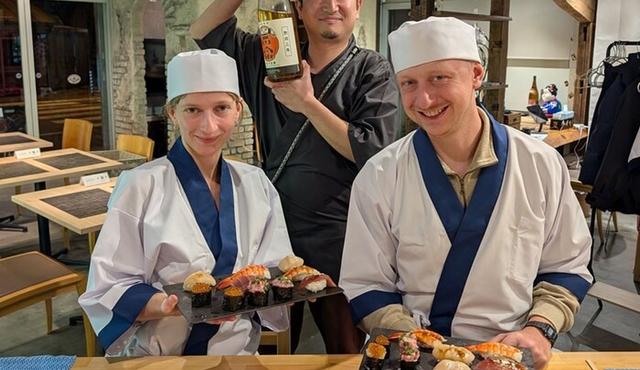 Sushi Making Class of Mt. Fuji near by Arakurayama sengen park