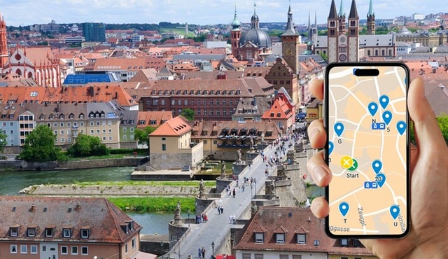 Self‐guided scavenger hunt and city game in Würzburg