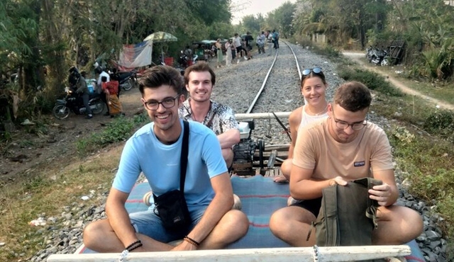 Bamboo Train & Bat Fly