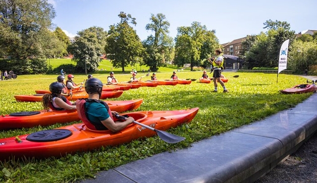 Oslo Akerselva River Kayaking Tour