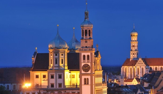 English city tour in the World Heritage city of Augsburg