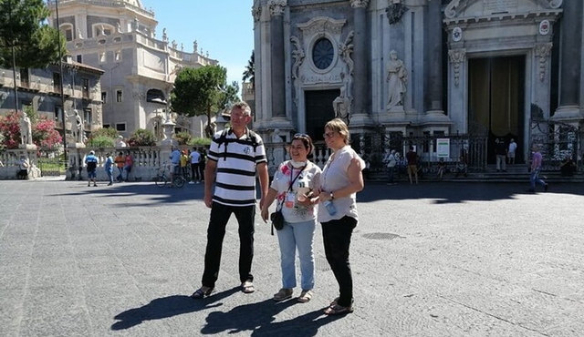 Visite guidée à pied de Catane en petit groupe