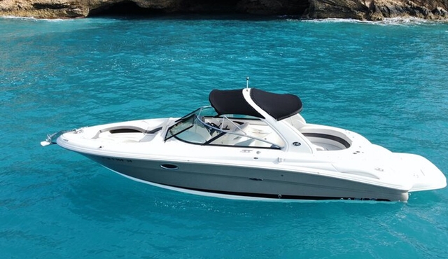 Private Boat Rental Sea Ray 295 for 10 People 8 Hours Ibiza‐Formentera