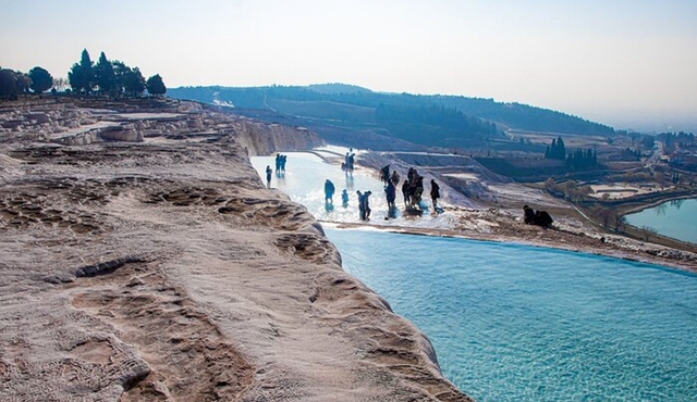 Pamukkale Hierapolis and Cleopatra’s pool from Antalya with Lunch