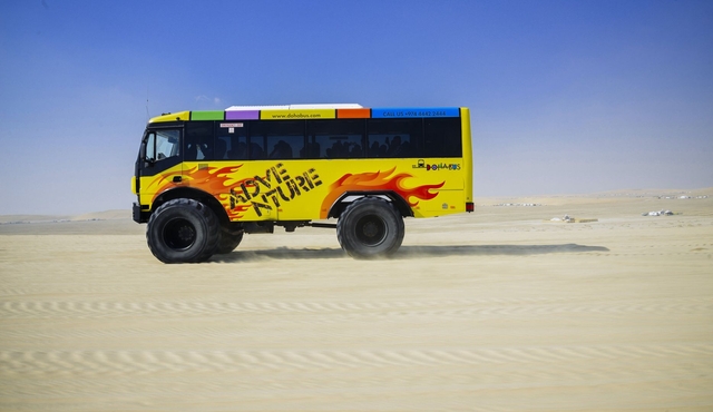 Doha Monster Bus Tour in the Desert