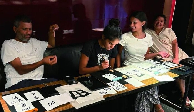 Shodo Calligraphy Class in Kyoto