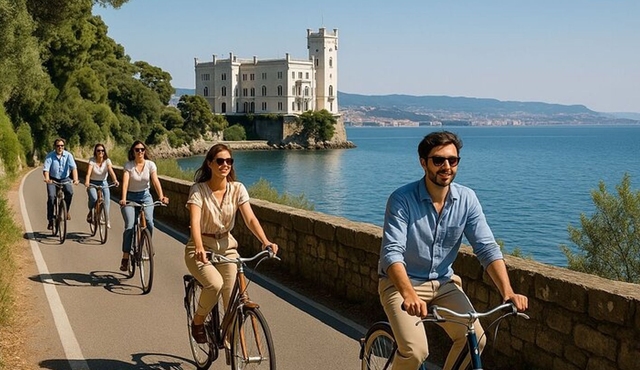 Trieste E‐Bike Tour: Old Town, Miramare Castle and Gelato