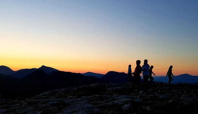 Sunrise hike in Molde