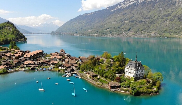 From Basel: Private Interlaken Tour, Lake Cruise, Giessbach Falls