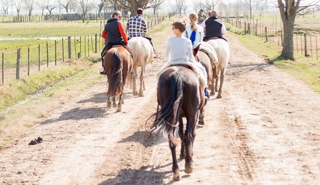Horseback riding with the Gauchos.