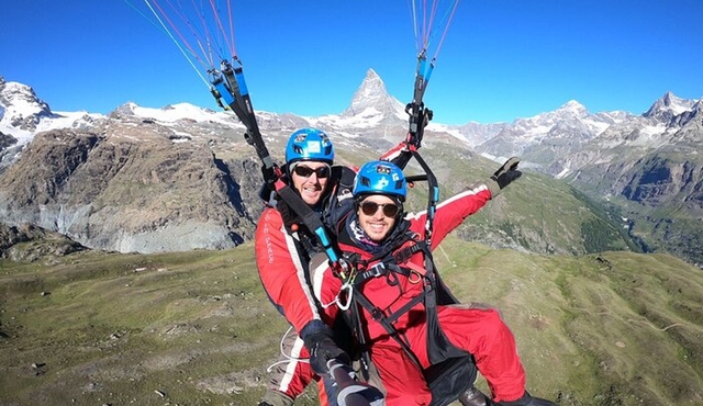 Panoramic Paragliding Flight in Zermatt Matterhorn (15‐20min)