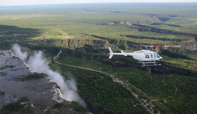 15 Minutes Flight Of The Angels Helicopter Flight Over Victoria Falls