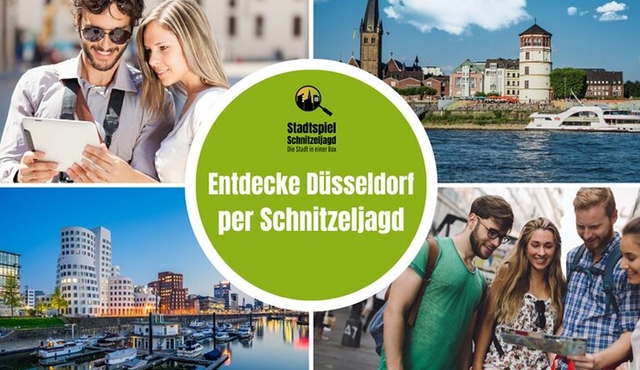 City game scavenger hunt Düsseldorf&nbsp;&mdash; independent city tour I discovery tour