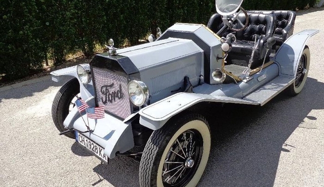 Sliven Prive Toru in a Ford T Speedster