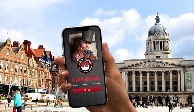 Nottingham Quest: Self Guided City Walk & Immersive Treasure Hunt