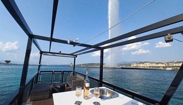 Geneva: Private Cruise on Lake Geneva with Aperitif