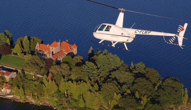 Thousand Island Helicopter Tour with Boldt and Singer Castles