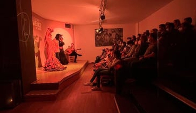 Traditionele flamencoshow in Madrid