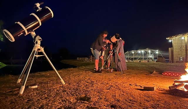Al Marmoom Oasis Cabana or Luxury Tent with Bedouin Dinner
