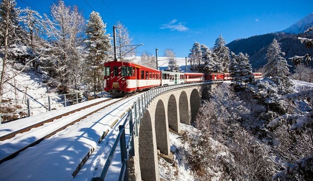 From Basel: Along the Glacier Express Route, Zermatt & Matterhorn
