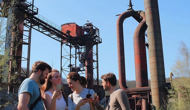 Audiobook City Rally through the Landschaftspark Nord in Duisburg