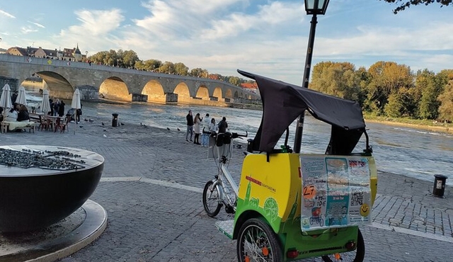 60min Regensburg Rickshaw Pedicab City Excursion stadtführung