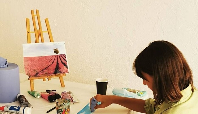 Cannes 2‐Hour Private Acrylic Painting Class