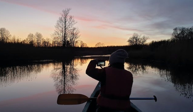 Night walk and canoeing tour from Pärnu