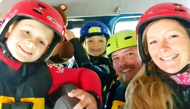 Child Appropriate Family Rafting in Dagali near Geilo, Norway