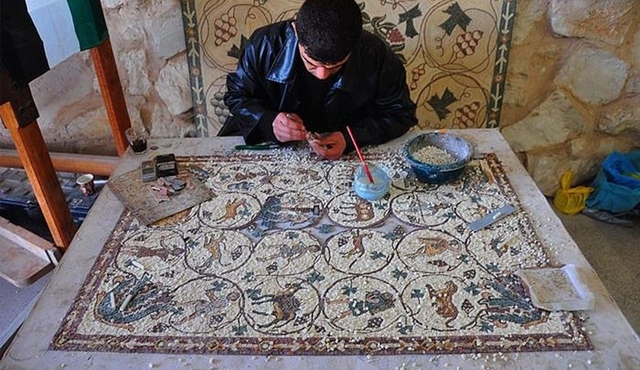 Private Full‐Day Mosaic Tour with Umm er –Rasas & Workshop Experience from Amman