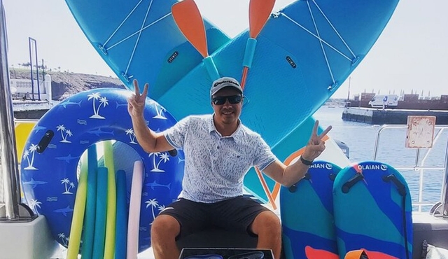 Private 5 hour catamaran cruise in south of Gran Canaria