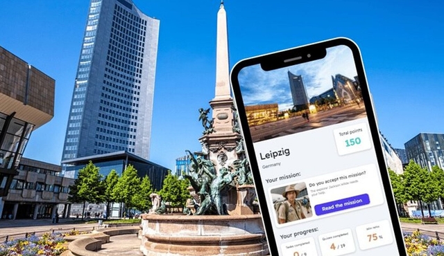 Leipzig Exploration Game and City Tour on your Phone