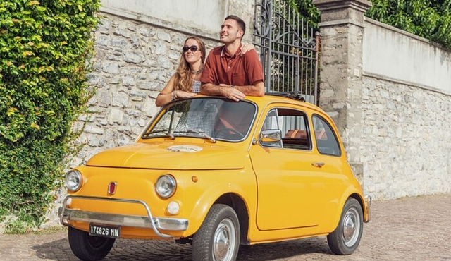 Como Lake: Fiat 500 Vintage Car Rental