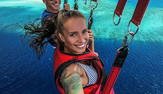 Parasailing Above the Red Sea with Marine Try Fly–Sharm El Sheikh