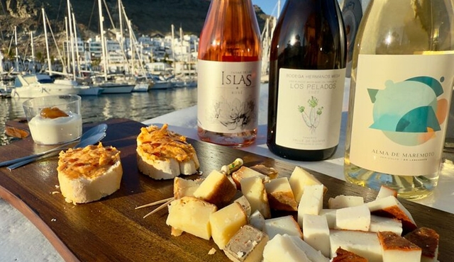 Explore Gran Canaria: Boat Tour with Wine & Local food Tasting