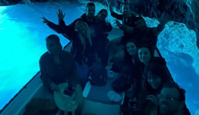 Split small-group tour to Blue Cave and Coastline Caves