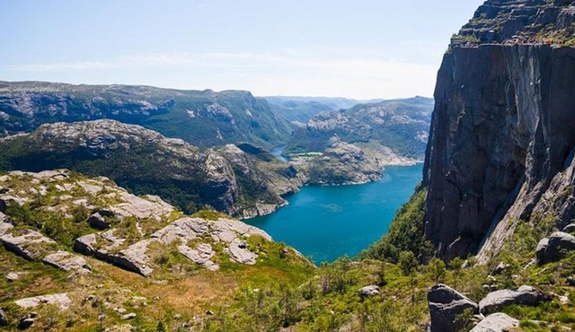 Stavenger to Lysefjord Sea Tour with Caves, Rocks, Waterfalls