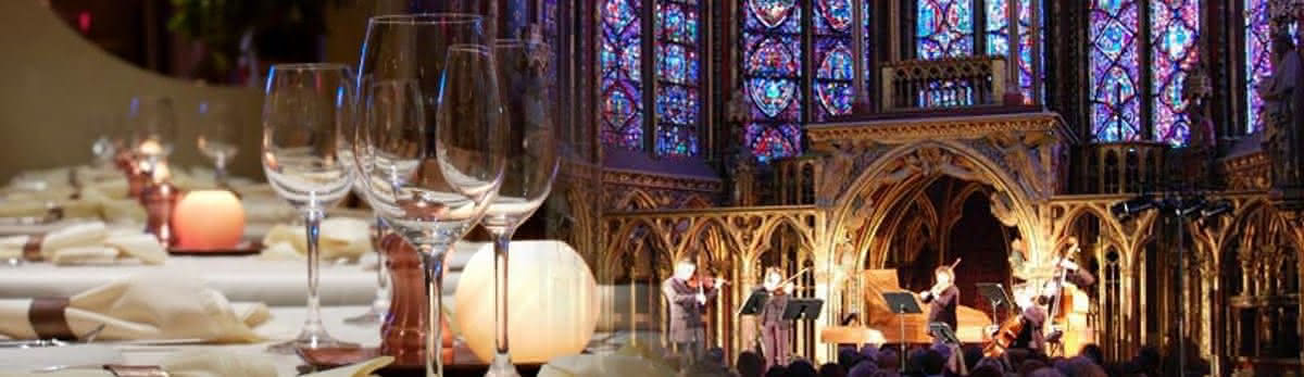 Dinner and Christmas Concert at La Sainte Chapelle