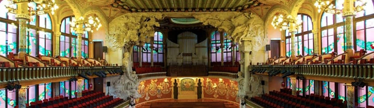 Palau de la Música Catalana, Main Hall, Credit: common
