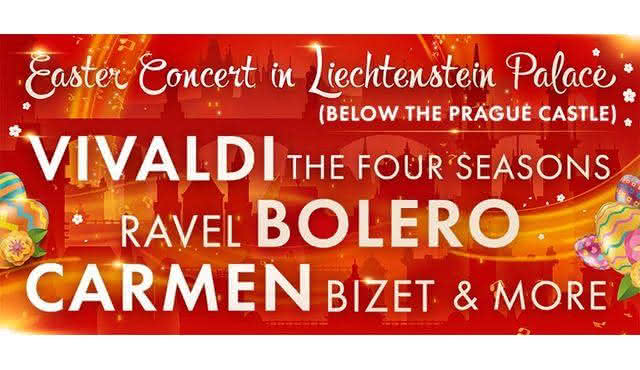 Easter Gala Concert in Liechtenstein Palace — below the Prague Castle