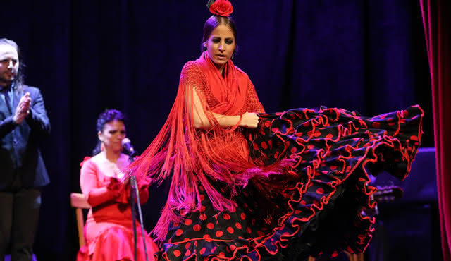 Spectacle de flamenco au théâtre de l'hôtel de ville