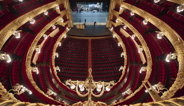 アクリル原画バルセロナリセウ大劇場