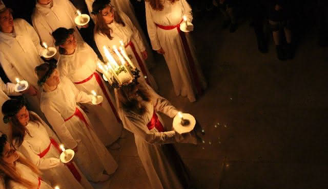 Lucia, the Swedish Queen of Light: Berliner Dom