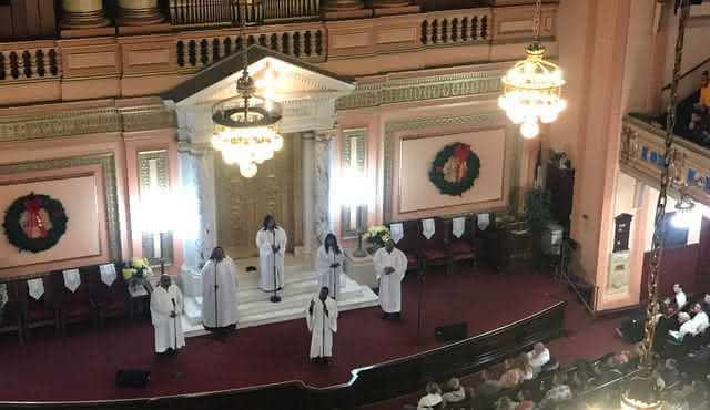 Celebrazione gospel delle festività di Harlem