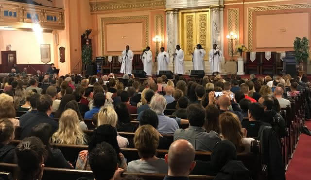 Concerto gospel del fine settimana di Pasqua ad Harlem