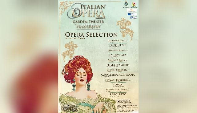 Selecções de ópera italiana em Taormina