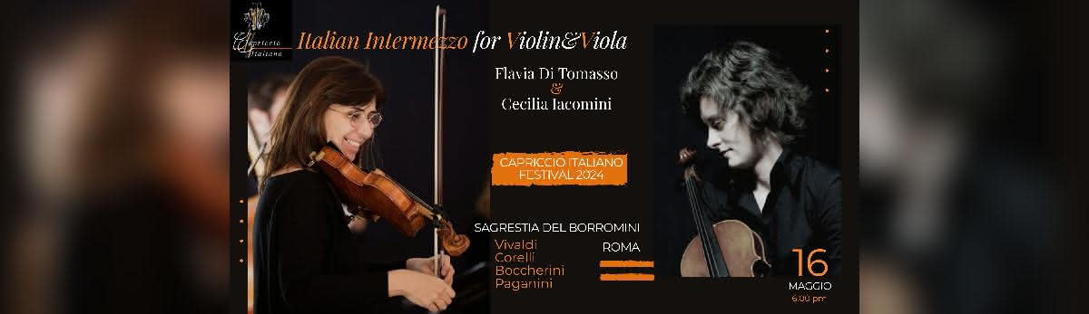 Capriccio Italiano Festival: 'Italian Intermezzo for Violin and Viola'