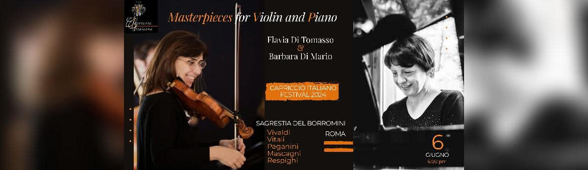 Capriccio Italiano Festival: 'Masterpieces for Violin and Piano'