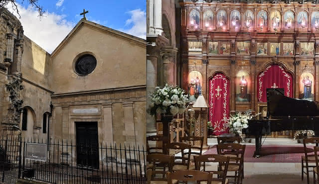 Conciertos de piano en la iglesia de Saint‐Julien‐le‐Pauvre